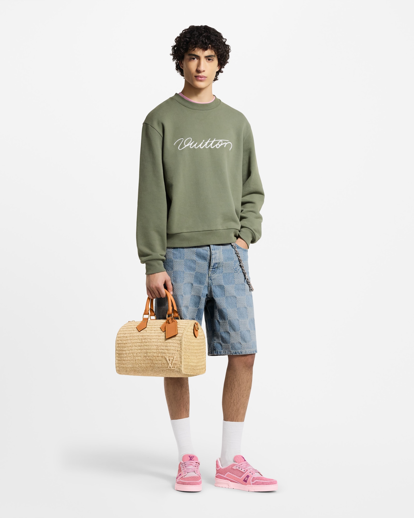 ルイヴィトン　エンブロイダードコットンジャージークルーネック　S JOHN SMEDLEY｜ジョンスメドレー日本公式